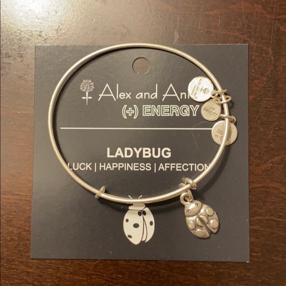 Alex and Ani ladybug bracelet